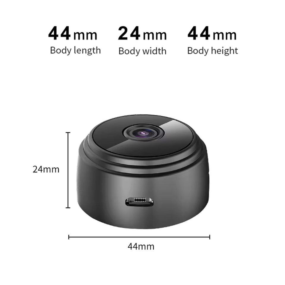 A9 Mini Wireless Security Camera — 1080P HD with Night Vision & Motion Detection