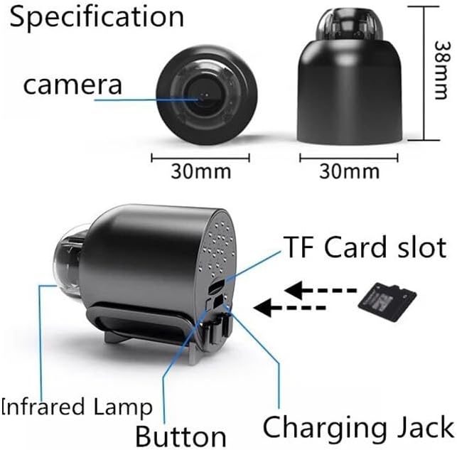 X5 Mini WiFi Security Camera — 1080p HD with Night Vision & Remote Viewing