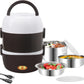 Electric Lunch Box — 2-Tier Stainless Steel Food Warmer | No Microwave Needed