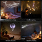 Portable Mini USB Sky Projection Lamp — Interchangeable Slide Night Light for Bedroom & Living Room