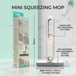 Portable Mini Self-Wringing Mop — Compact Squeeze Mop for Kitchen, Car & Bathroom