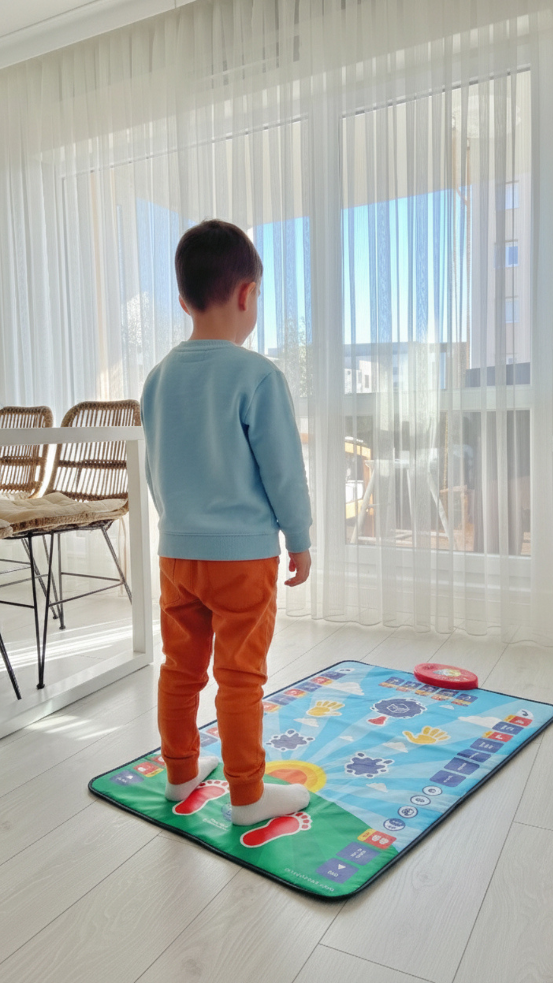 Interactive Islamic Prayer Mat for Kids — 36-Key Educational Salah Learning Mat