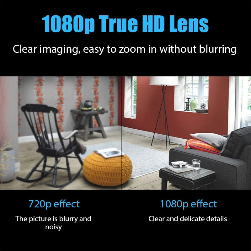 X5 Mini WiFi Security Camera — 1080p HD with Night Vision & Remote Viewing