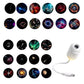 Portable Mini USB Sky Projection Lamp — Interchangeable Slide Night Light for Bedroom & Living Room