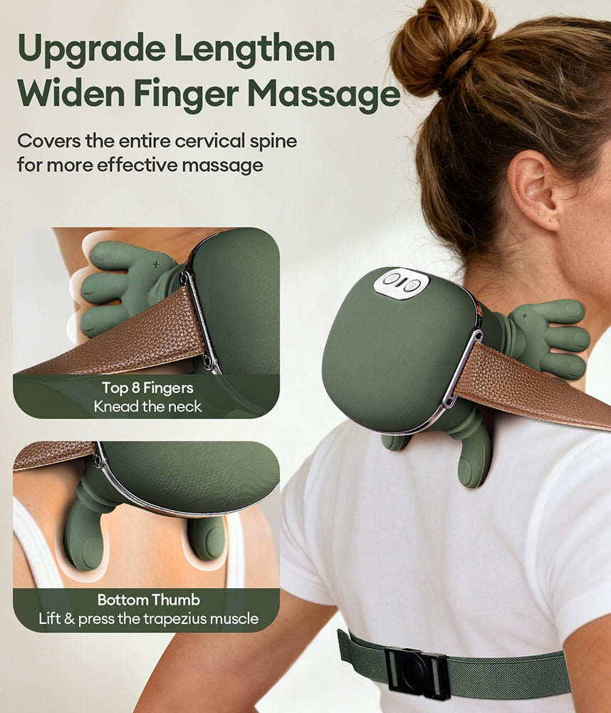 Shoulder & Neck Massager 💆 Deep Kneading Muscle Relief Device