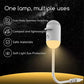 Portable Mini USB Sky Projection Lamp — Interchangeable Slide Night Light for Bedroom & Living Room