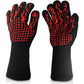 Heat Resistant BBQ & Oven Gloves — Double Layer Non-Slip Silicone Kitchen Protection