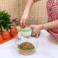 Wireless Mini Food Chopper — USB Rechargeable One-Button Electric Chopper for Kitchen