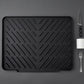 Silicone Dish Drying Mat — Fast-Drain Ribbed Kitchen Counter Mat