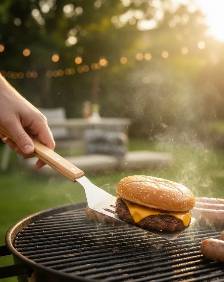 🍖 BBQ Grill Tool Set⚡ Stainless Steel Barbecue Kit with Carry Case