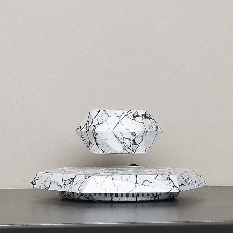 🌿 Levitating Magnetic Floating Marble Pot ✨ Luxury Floating Plant Decor