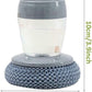 Soap Dispensing Dish Brush — Automatic Liquid Soap Kitchen Cleaning Brush for Dishes, Pots & Sink