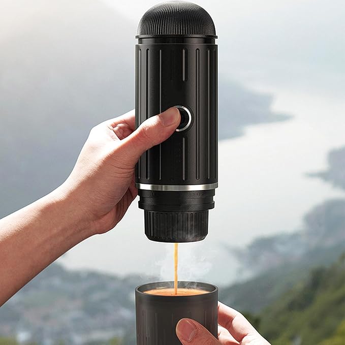 Portable Espresso Coffee Maker ☕ Rechargeable Travel Coffee Machine