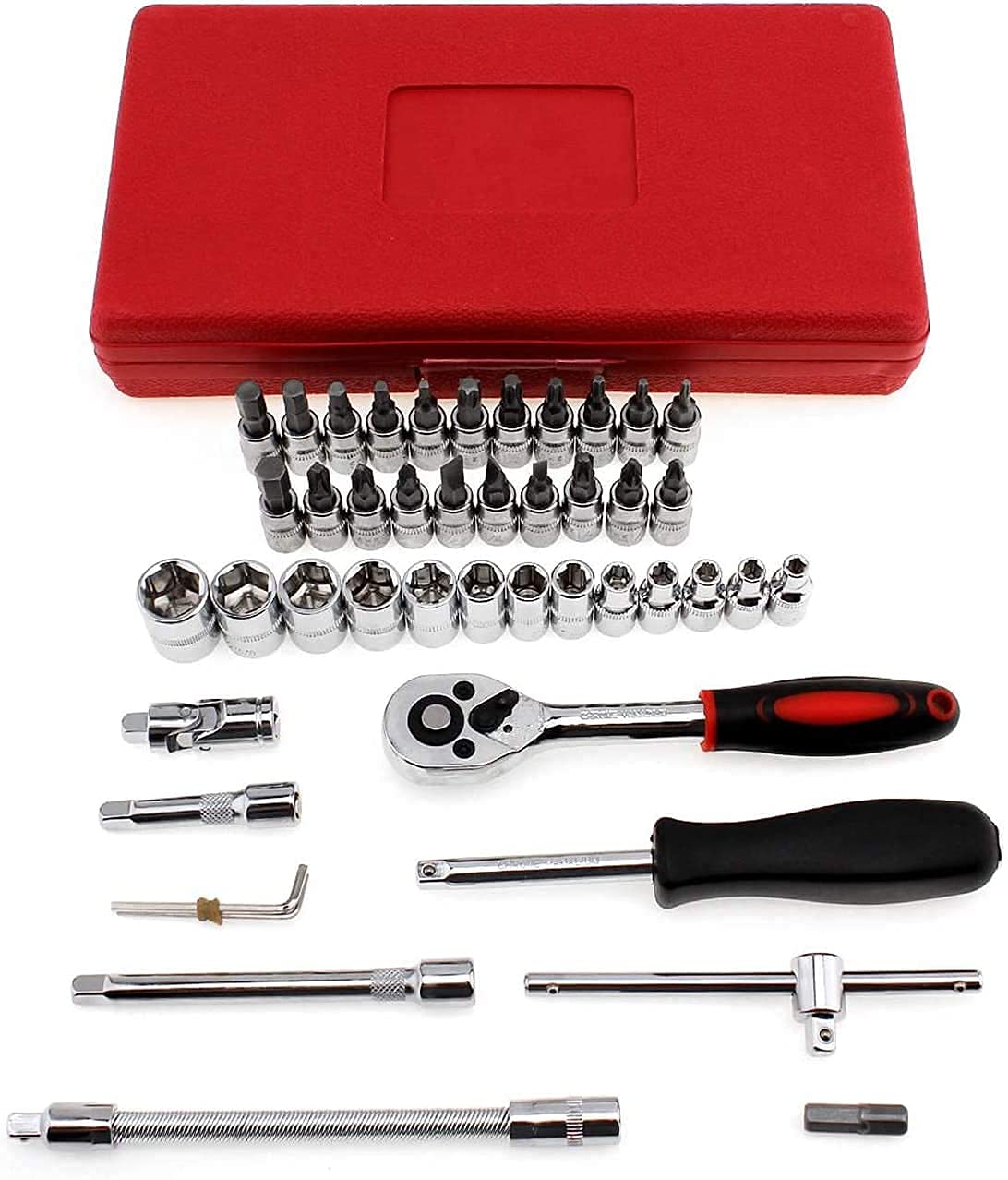 46-Piece CR-V Socket Set ⚡ Professional Repair Tool Kit