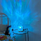 LED Cube Atmosphere Lamp — USB Rechargeable Mood Light with Dynamic Projection Effects