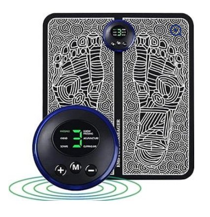 EMS Foot Massager Mat ⚡ Electric Foot Pain Relief & Circulation Therapy