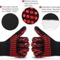 Heat Resistant BBQ & Oven Gloves — Double Layer Non-Slip Silicone Kitchen Protection