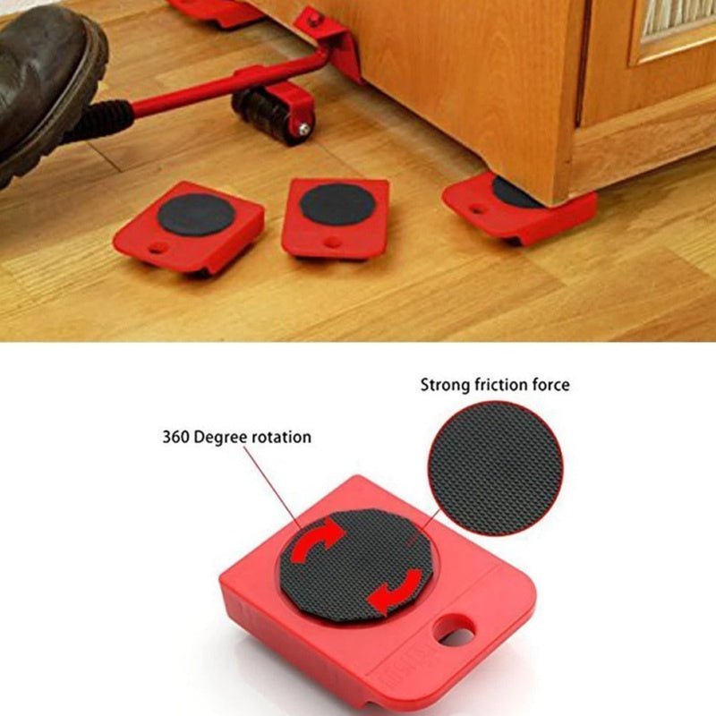 Heavy Duty Furniture Mover Set ⚡ 5-in-1 Lifting & Sliding Tool