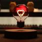 Levitating Heart Lamp — Magnetic Floating LED Romantic Light for Home & Gifting