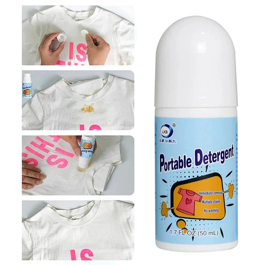 Portable Rolling Stain Remover 50ml — Instant No-Water Fabric Stain Removal