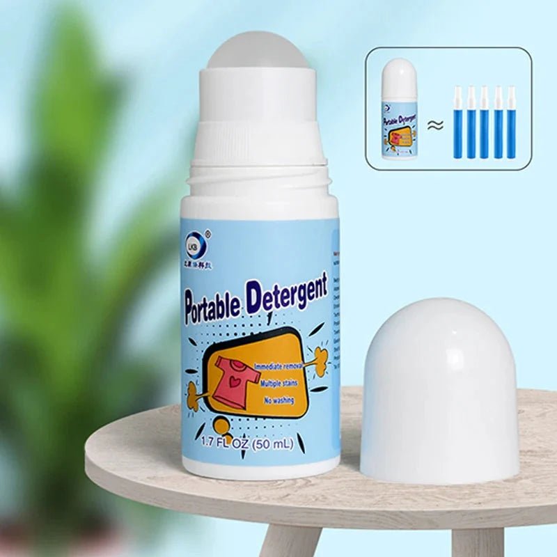 Portable Rolling Stain Remover 50ml — Instant No-Water Fabric Stain Removal