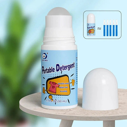 Portable Rolling Stain Remover 50ml — Instant No-Water Fabric Stain Removal