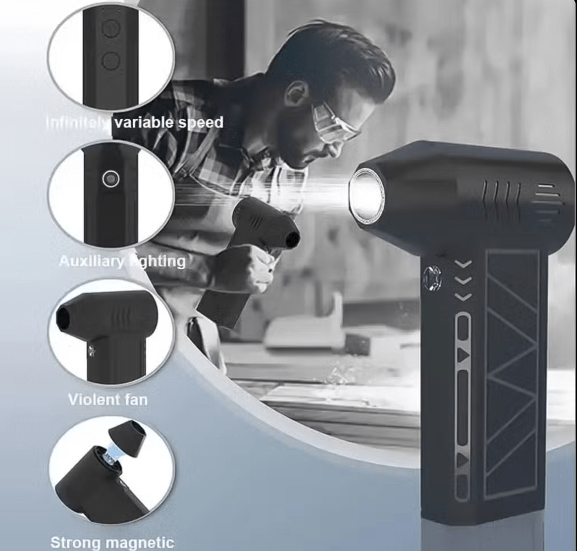 Mini Jet Fan Blower 🚀 High-Power Portable Air Duster & Electric Blower