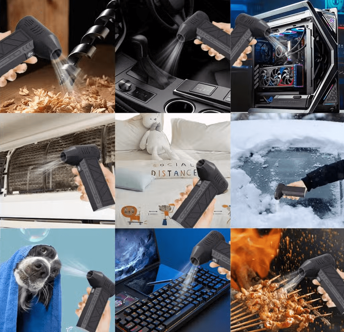 Mini Jet Fan Blower 🚀 High-Power Portable Air Duster & Electric Blower