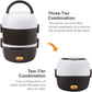 Electric Lunch Box — 2-Tier Stainless Steel Food Warmer | No Microwave Needed