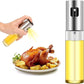 Pack of 2 (100ml) Stainless Steel Oil Spray Bottle — Refillable Cooking Oil Dispenser