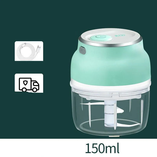 Electric Mini Food Chopper ⚡ USB Rechargeable Vegetable Cutter Grinder