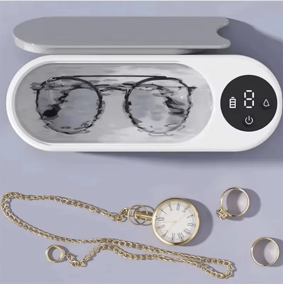 Ultrasonic Glasses Cleaner — Deep Clean Lenses, Jewelry & Watches in Minutes