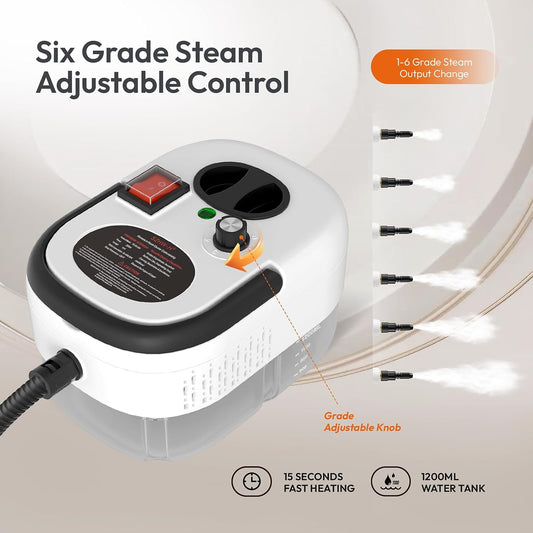 Portable Steam Cleaner — High-Pressure Multi-Surface Cleaning System