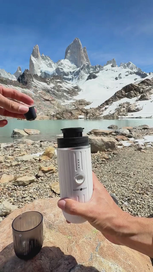 Portable Espresso Coffee Maker ☕ Rechargeable Travel Coffee Machine