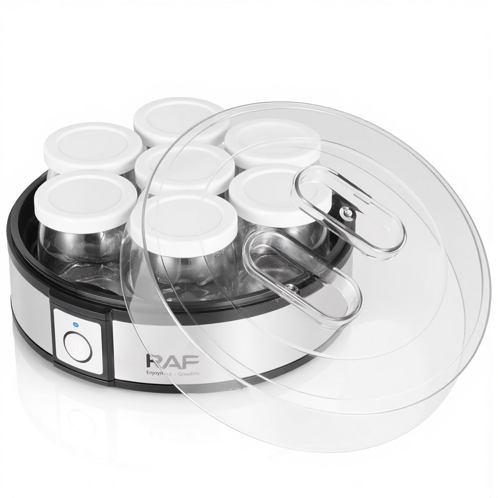 RAF Yogurt Maker 🥛 Electric Homemade Yogurt Machine with 7 Glass Jars