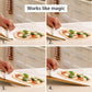 Sliding Pizza Peel 🍕 Non-Stick Wooden Pizza Paddle for Baking