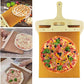 Sliding Pizza Peel 🍕 Non-Stick Wooden Pizza Paddle for Baking