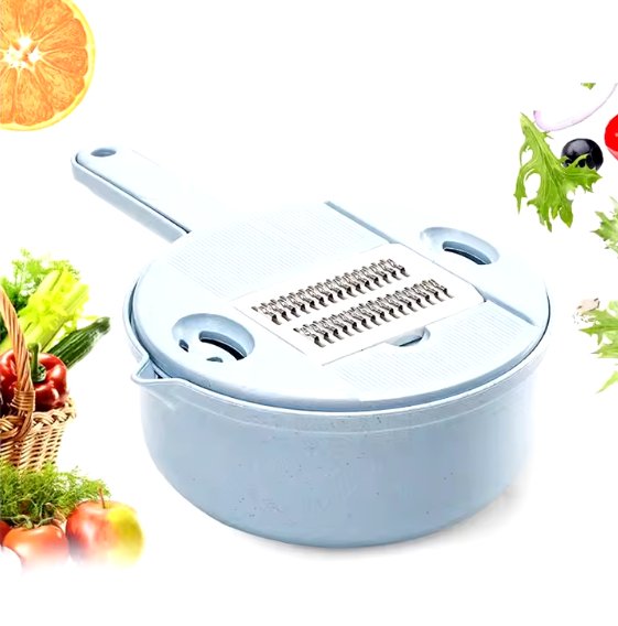 9-in-1 Multi Blade Vegetable Chopper 🥗 Kitchen Food Prep Cutter with Container