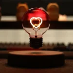 Levitating Heart LED Bulb Lamp